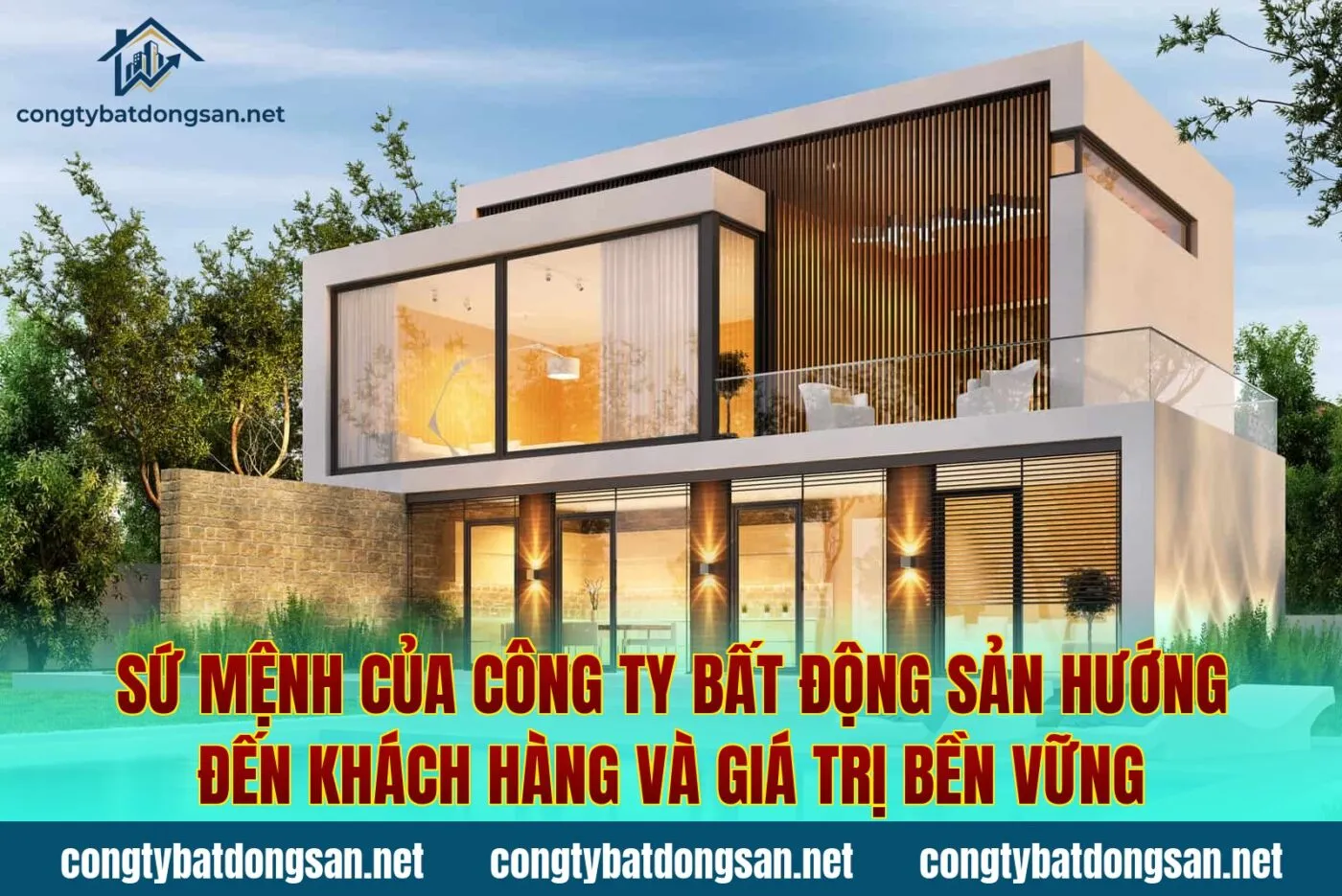 Sứ mệnh của công ty bất động sản hướng đến khách hàng và giá trị bền vững
