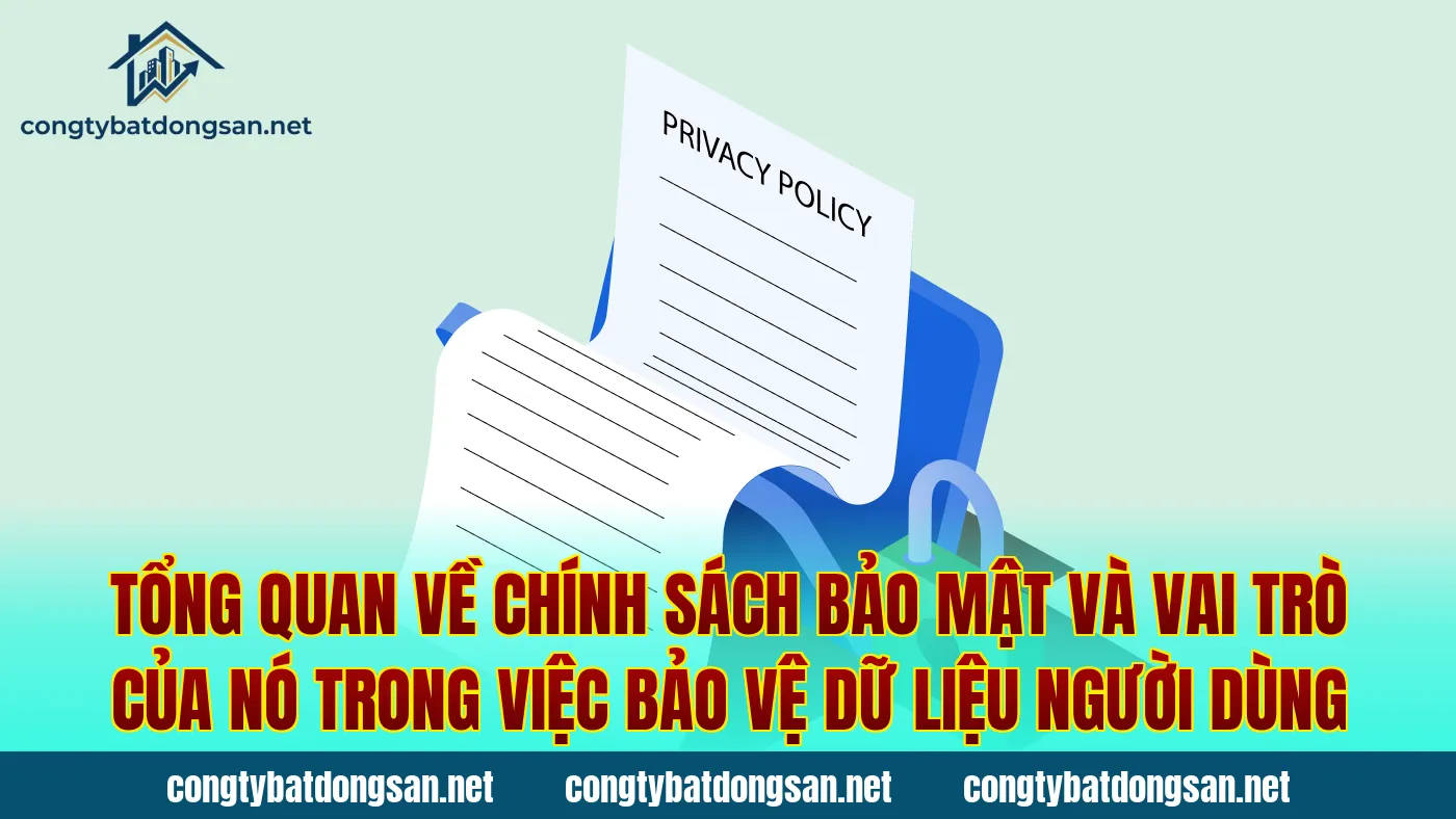 Tổng quan về chính sách bảo mật và vai trò của nó trong việc bảo vệ dữ liệu người dùng
