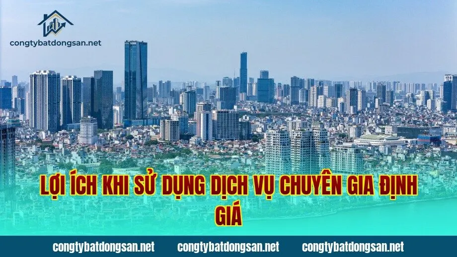 Lợi ích khi sử dụng dịch vụ chuyên gia định giá