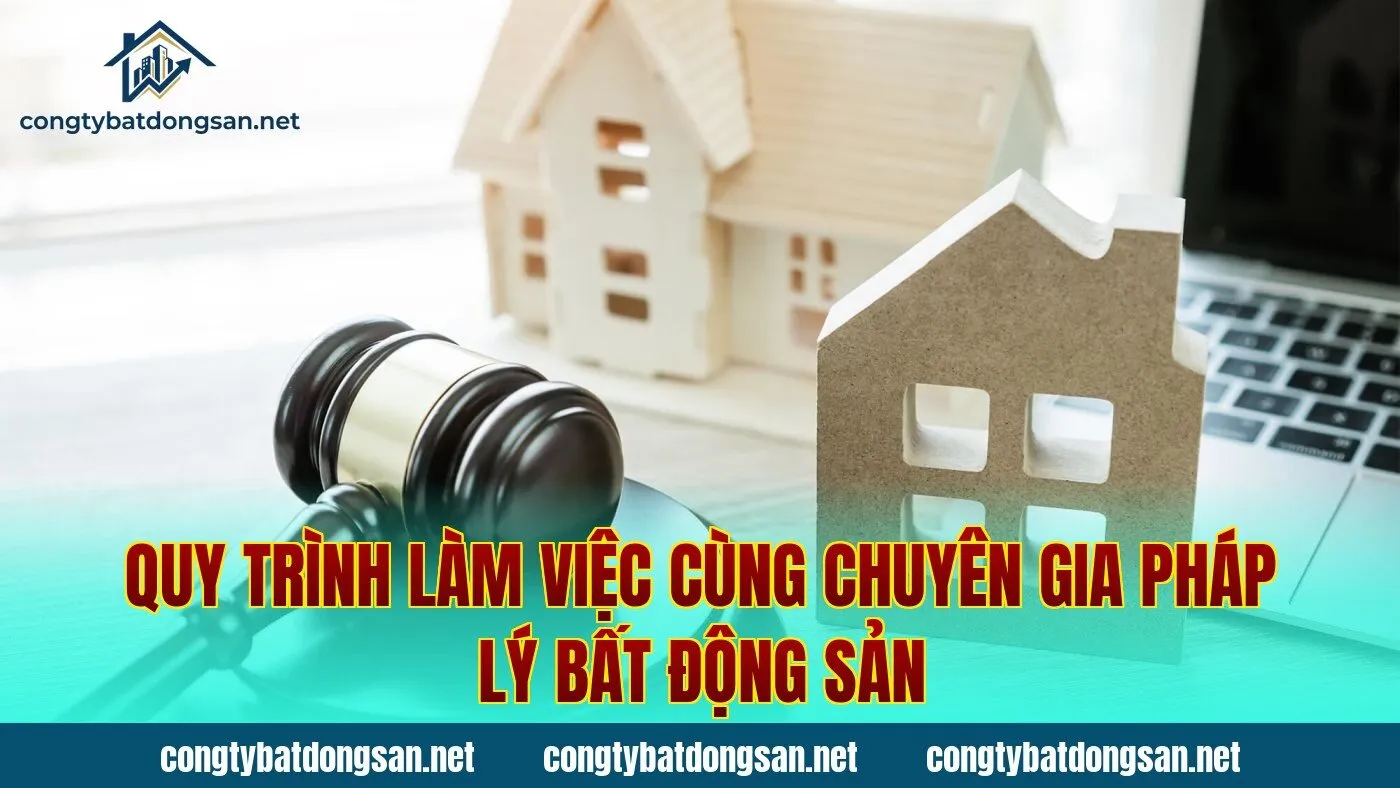 Quy trình làm việc cùng chuyên gia pháp lý bất động sản