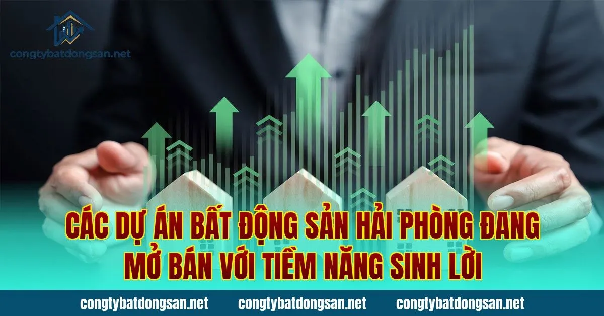 Các dự án bất động sản Hải Phòng đang mở bán với tiềm năng sinh lời