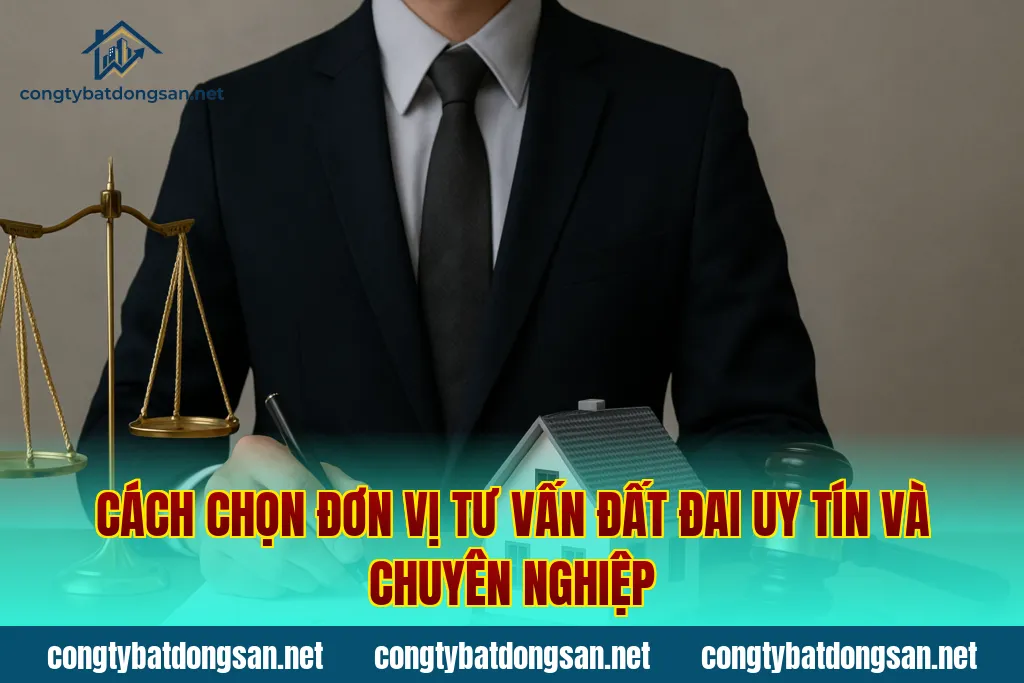 Cách chọn đơn vị tư vấn đất đai uy tín và chuyên nghiệp