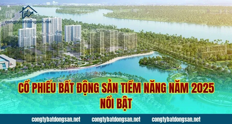 Cổ phiếu bất động sản tiềm năng năm 2025 nổi bật