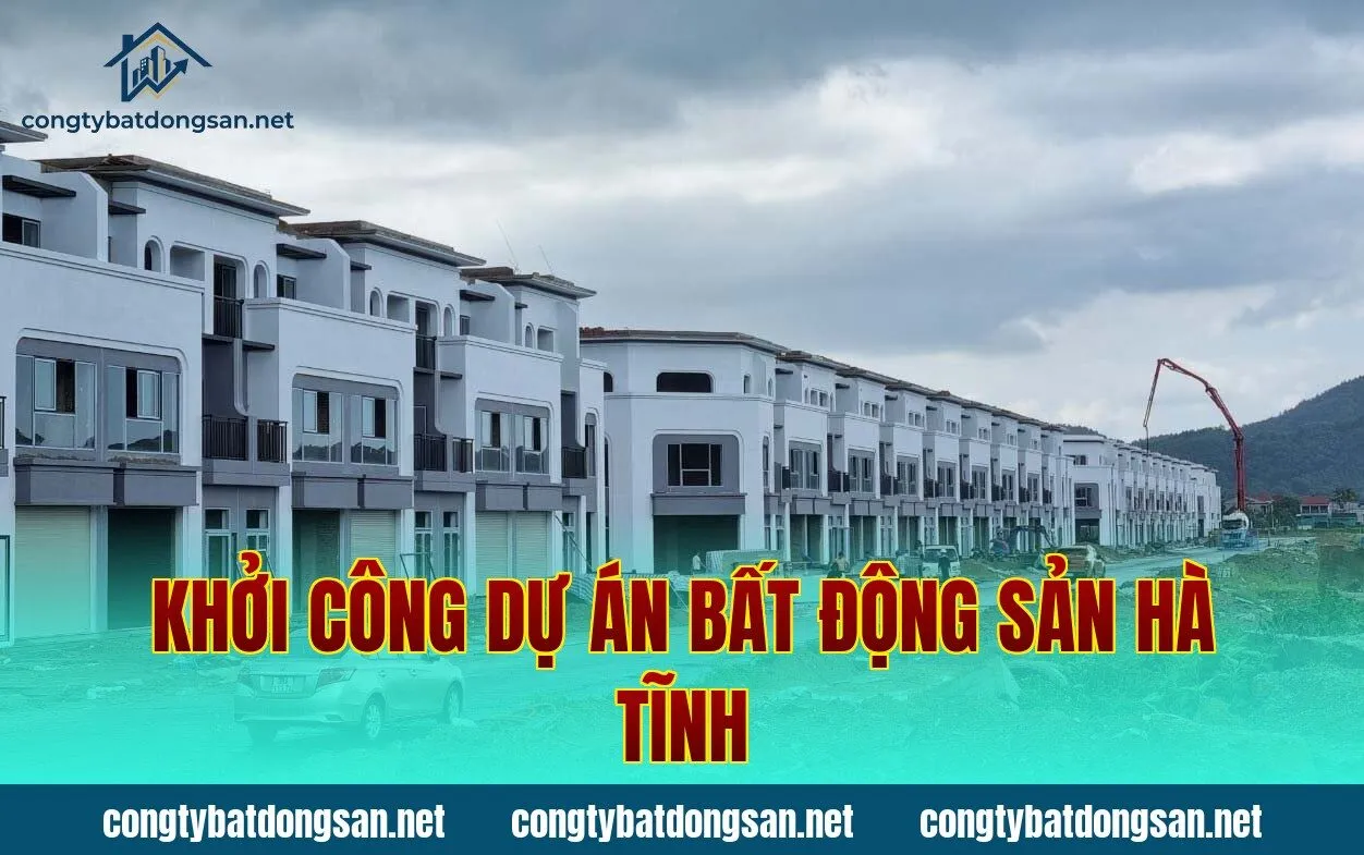 Khởi công dự án bất động sản Hà Tĩnh