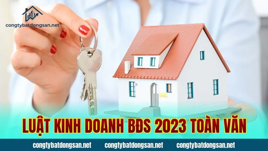Luật Kinh Doanh BĐS 2023 Toàn Văn